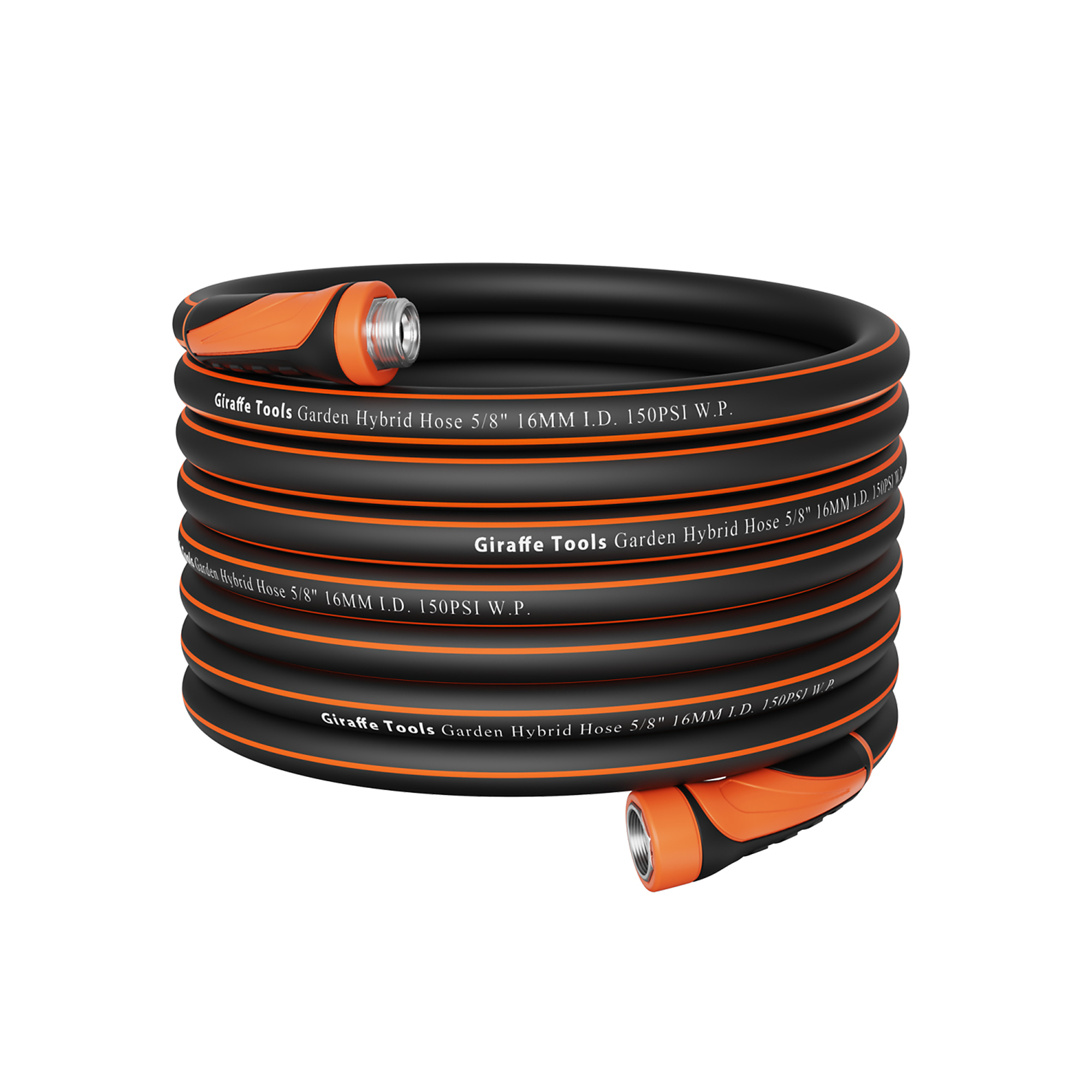 Giraffe Tools Hybrid Garden Hose with Swivel Handle, 5/8in. x 100ft., 3/4in. Connection, 600 PSI, Model# GTG100FT58US